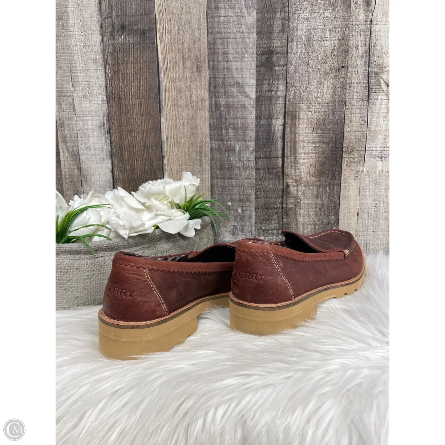 Shoes Flats By Sperry In Brown, Size: 8.5