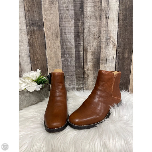 Boots Ankle Flats By Franco Sarto In Brown, Size: 6.5