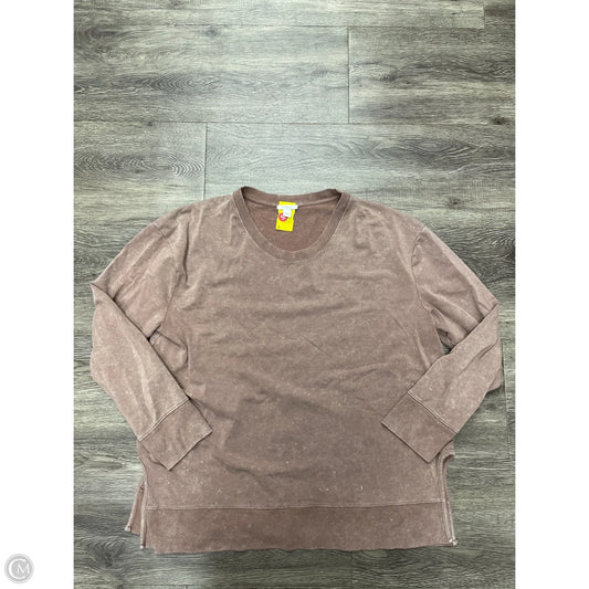 Sweatshirt Crewneck By Daily Ritual In Brown, Size: Xxl
