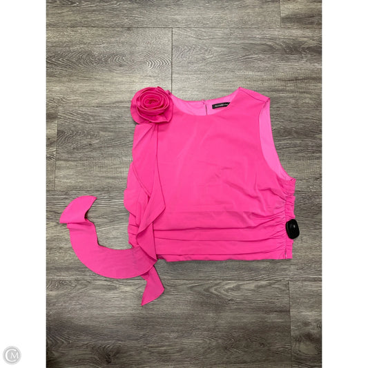 Top Sleeveless By Abercrombie And Fitch In Pink, Size: L
