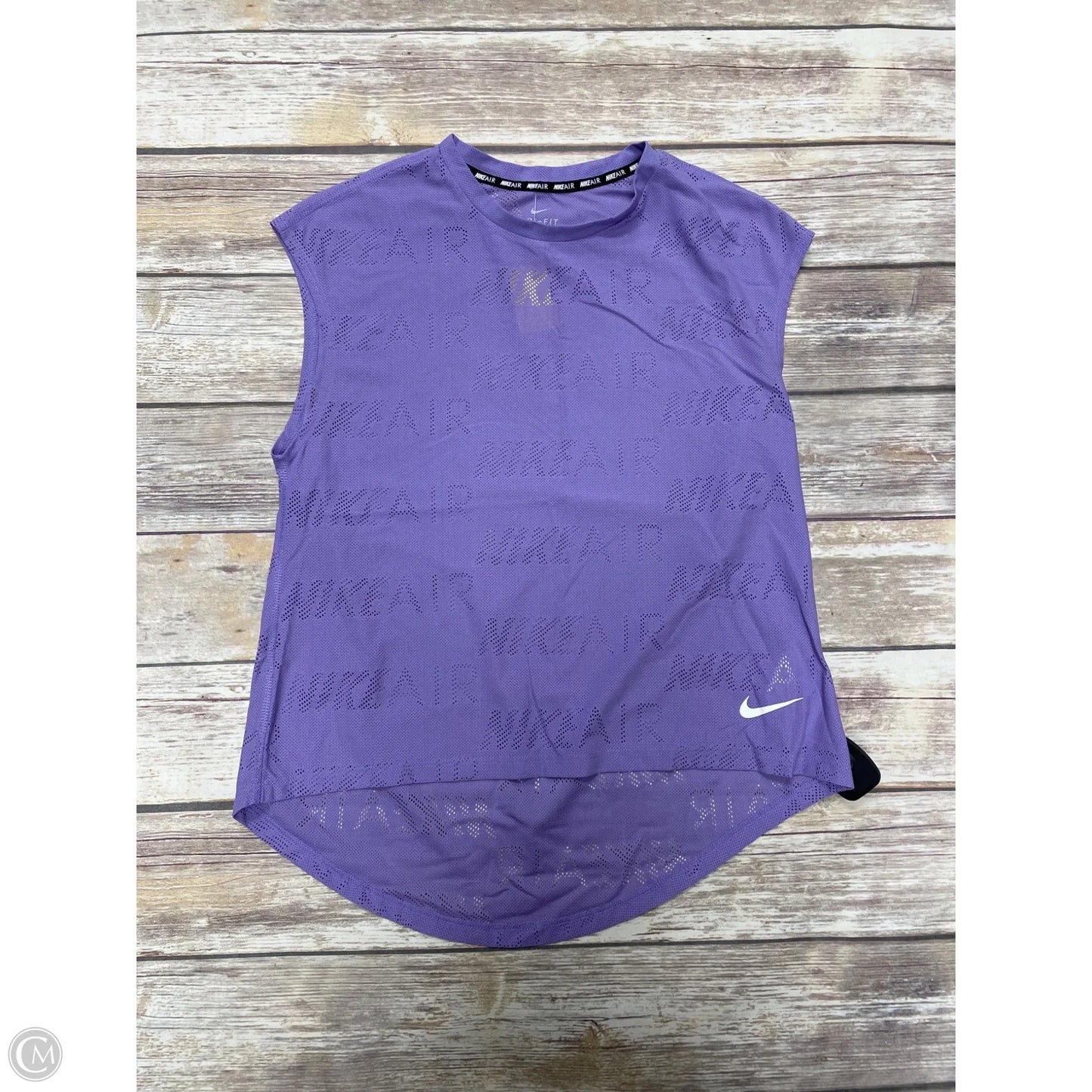 Athletic Tank Top By Nike In Purple, Size: M