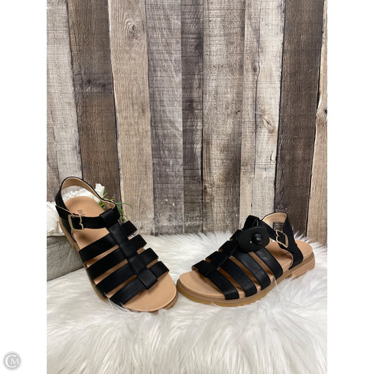 Sandals Flats By Dr Scholls In Black, Size: 8.5
