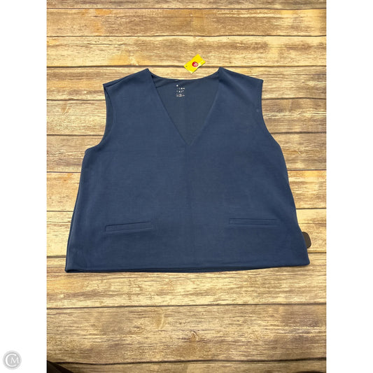 Top Sleeveless By A New Day In Blue, Size: Xl