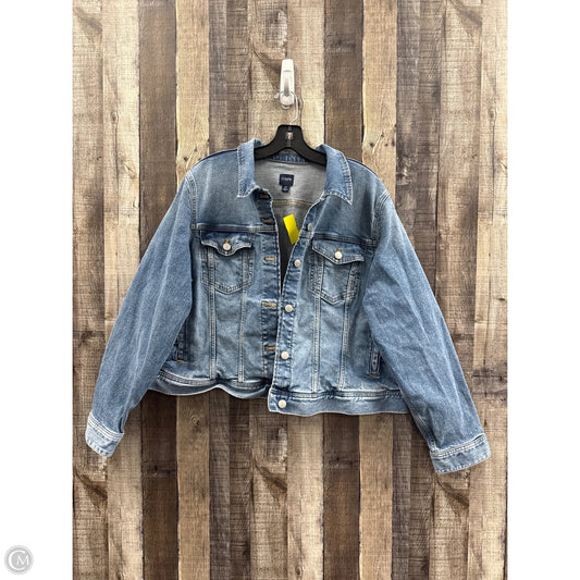 Jacket Denim By J. Crew In Blue Denim, Size: 3x