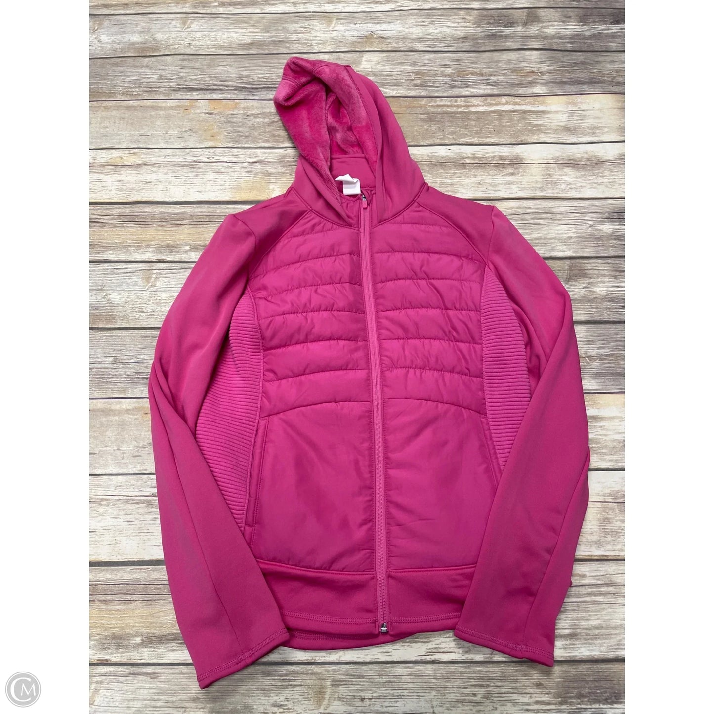 Jacket Puffer & Quilted By Tek Gear In Pink, Size: Xl
