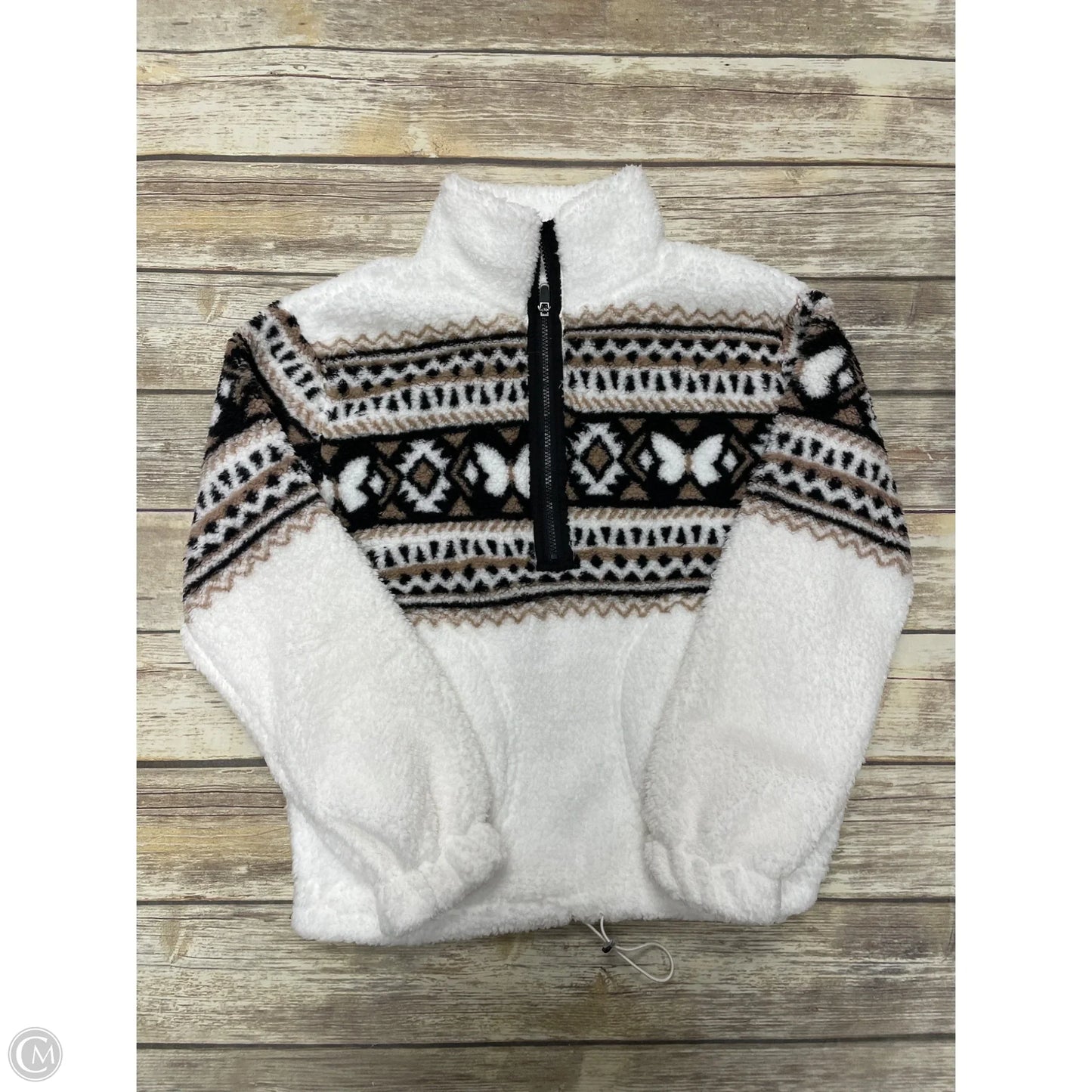 Jacket Fleece By No Boundaries In Multi-colored, Size: S