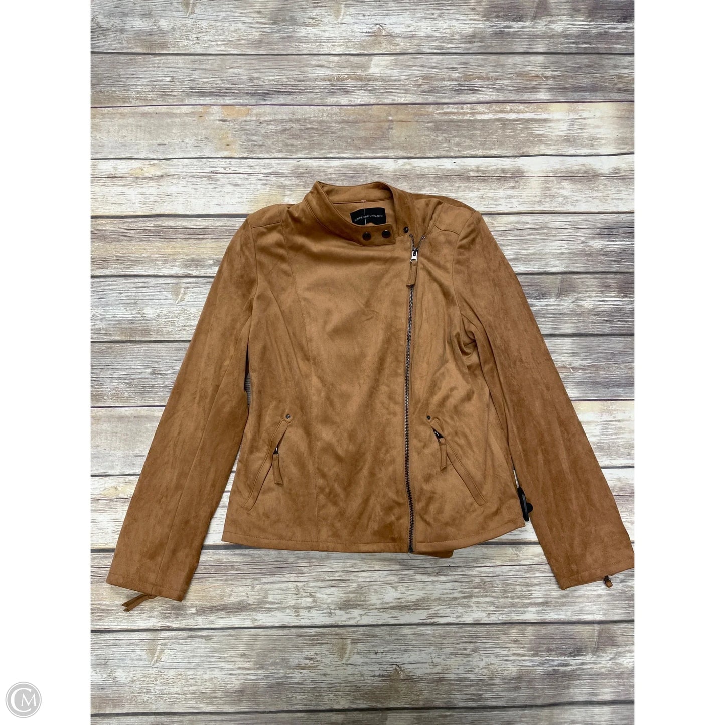 Jacket Other By Adrienne Vittadini In Tan, Size: S