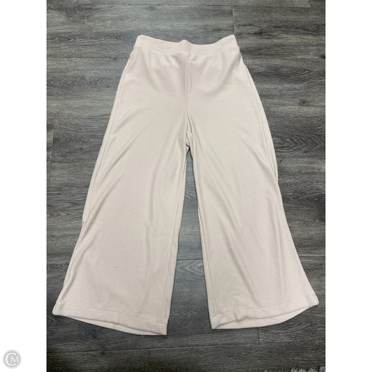 Pants Wide Leg By Adrianna Papell In Beige, Size: S