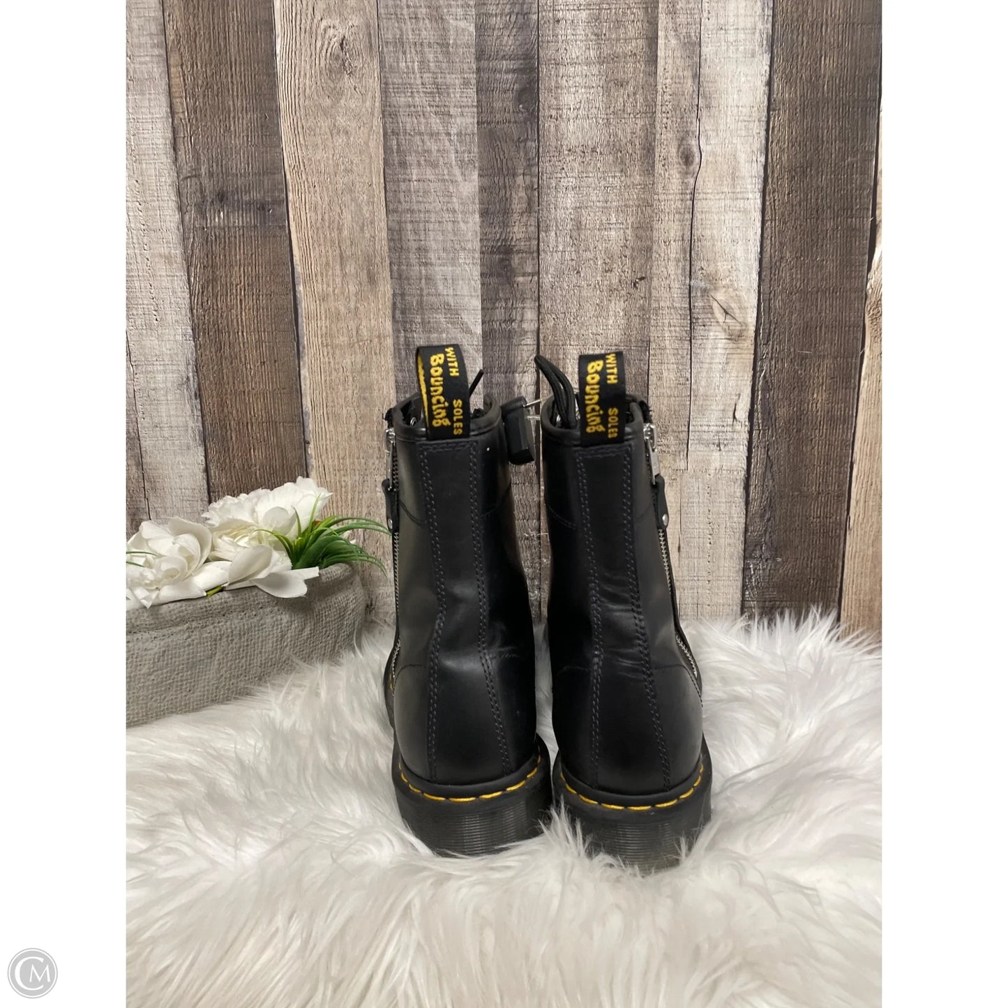 Boots Combat By Dr Martens In Black, Size: 11