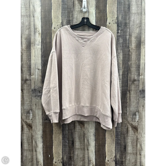 Sweatshirt Crewneck By Ultra Flirt In Pink, Size: 3x