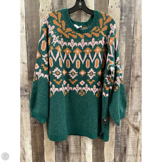 Sweater By Cme In Multi-colored, Size: 1x