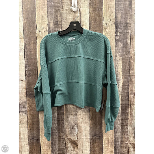 Top Long Sleeve By Hollister In Green, Size: S