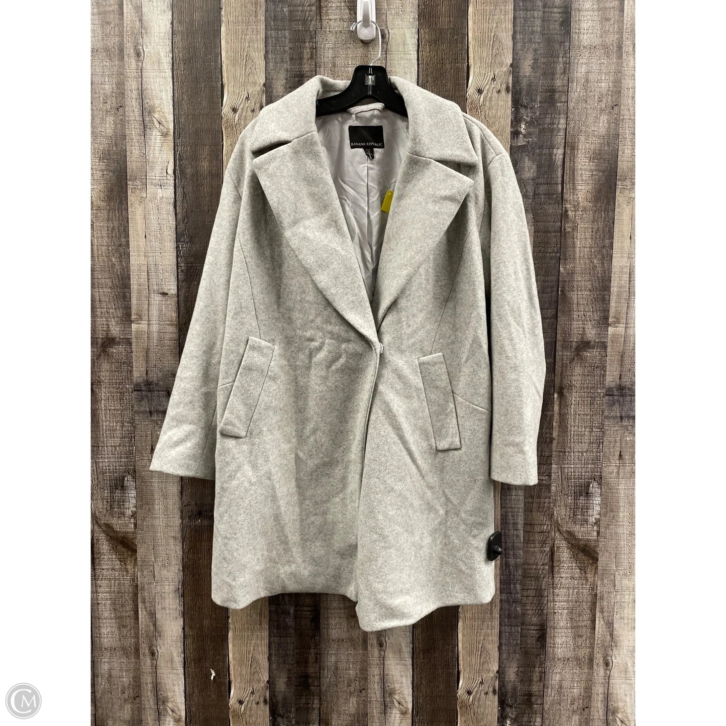 Coat Other By Banana Republic In Grey, Size: Sp