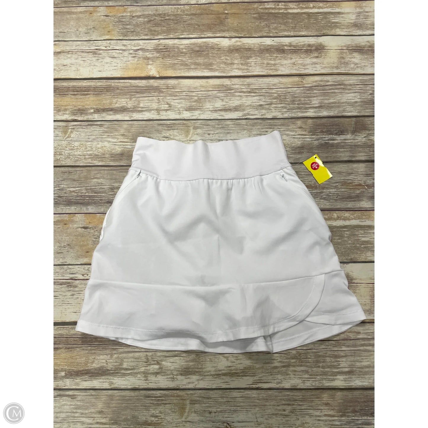 Athletic Skort By Adidas In White, Size: S
