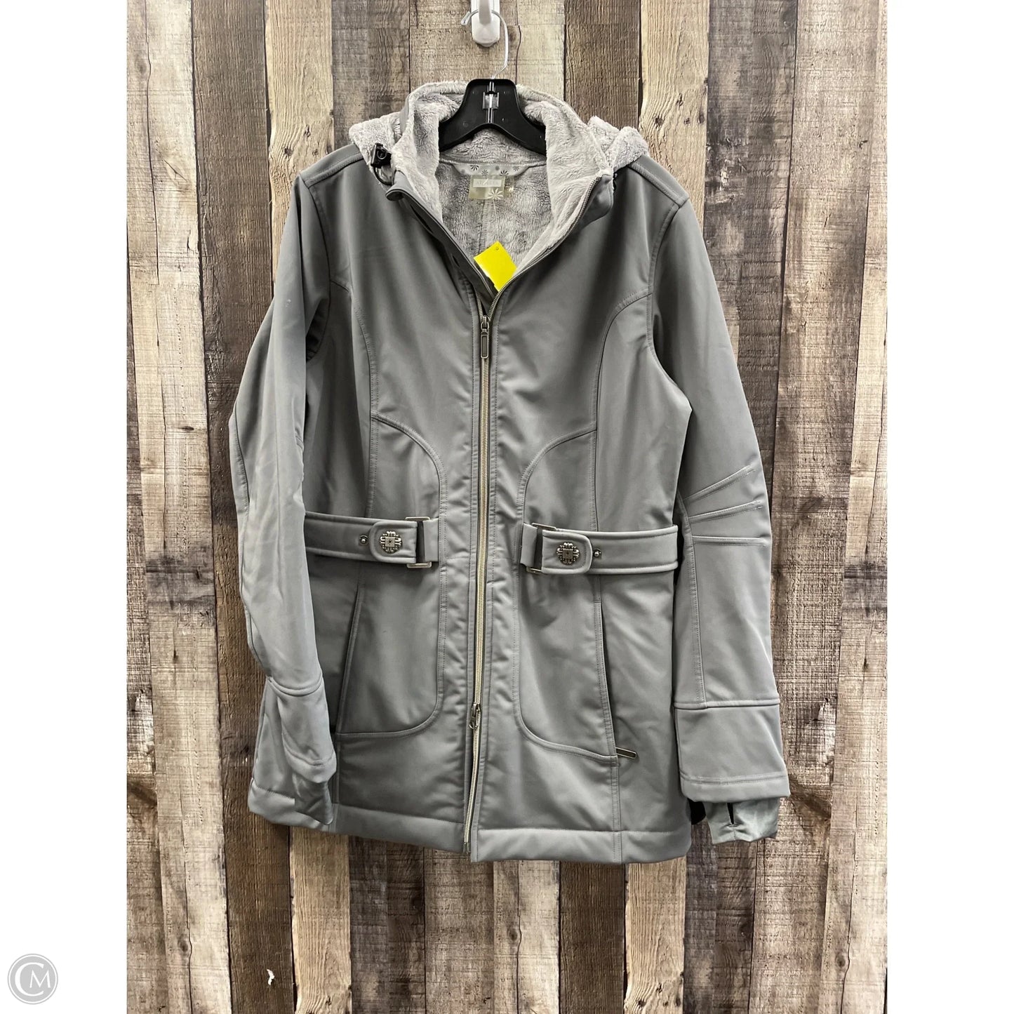 Coat Other By Athleta In Silver, Size: M