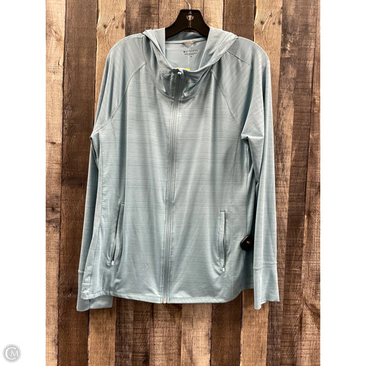 Athletic Jacket By Athleta In Blue, Size: Xl