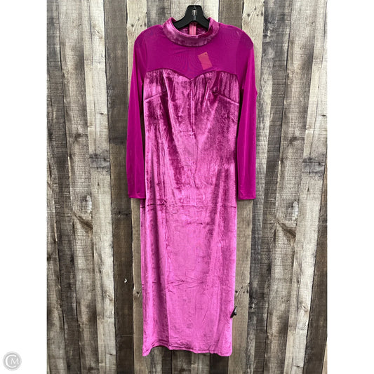 Dress Casual Maxi By Cmf In Pink, Size: Xl