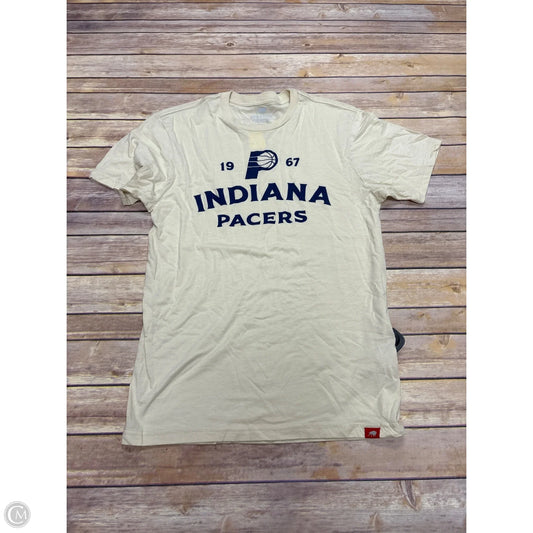 Top Short Sleeve Basic By Cme In Cream, Size: M