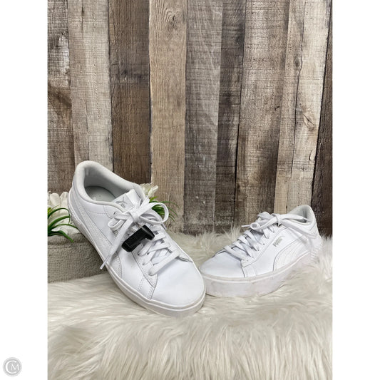 Shoes Athletic By Puma In White, Size: 8.5