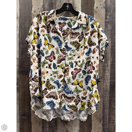 Top Short Sleeve By Jane And Delancey In Multi-colored, Size: M