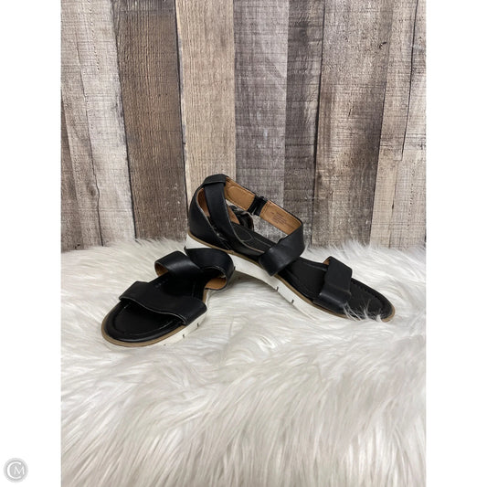 Sandals Flats By Sofft In Black, Size: 7.5