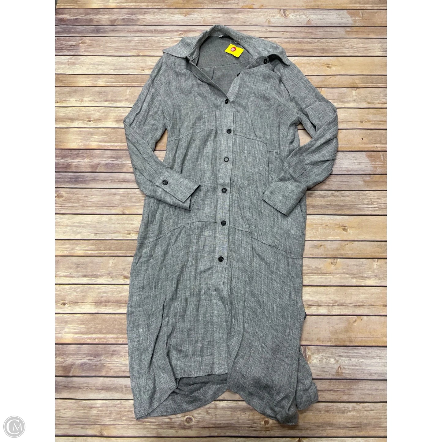 Dress Casual Maxi By Zara In Grey, Size: L