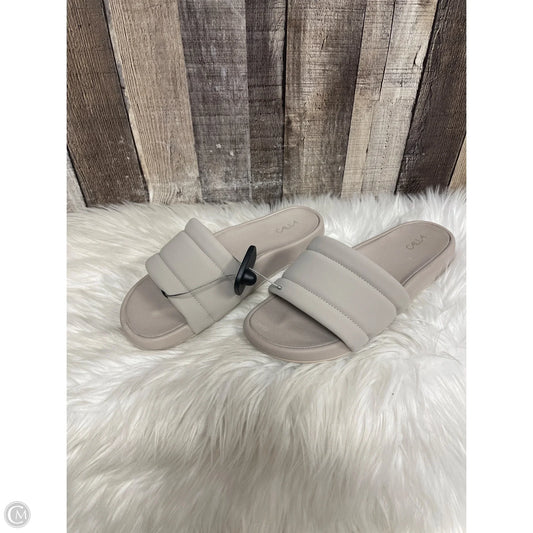 Sandals Flats By Calia In Grey, Size: 8.5