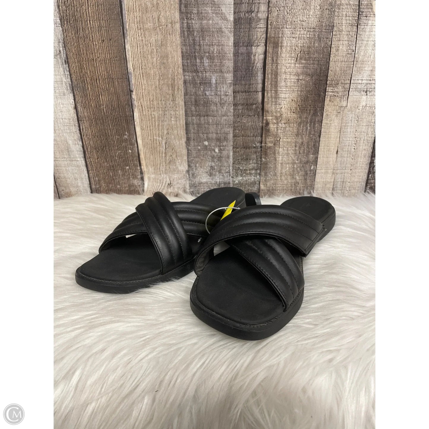 Sandals Flats By Reef In Black, Size: 9