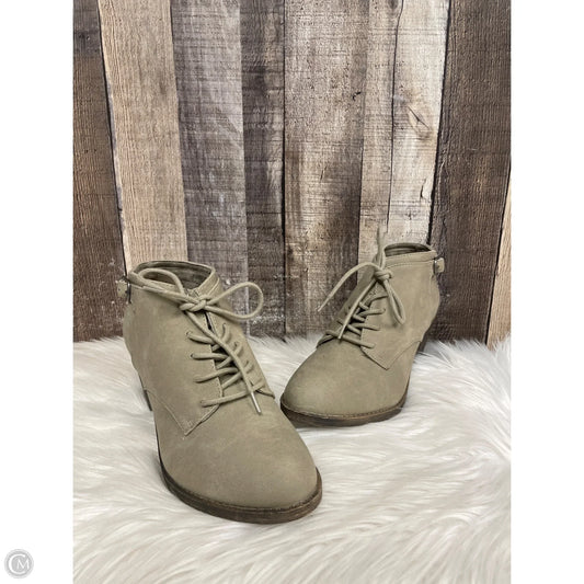 Shoes Heels Block By Rocket Dogs In Taupe, Size: 8.5