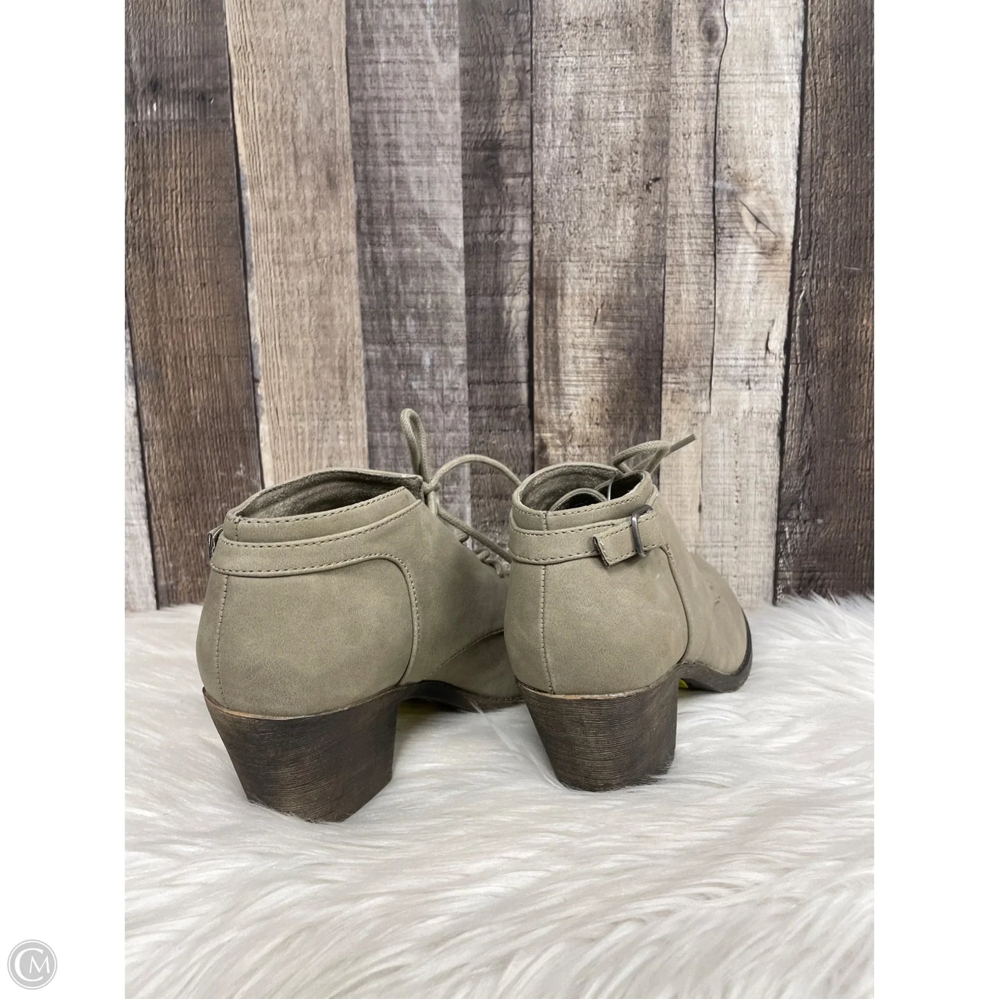 Shoes Heels Block By Rocket Dogs In Taupe, Size: 8.5