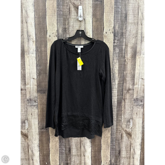 Top Long Sleeve By White House Black Market In Black, Size: S