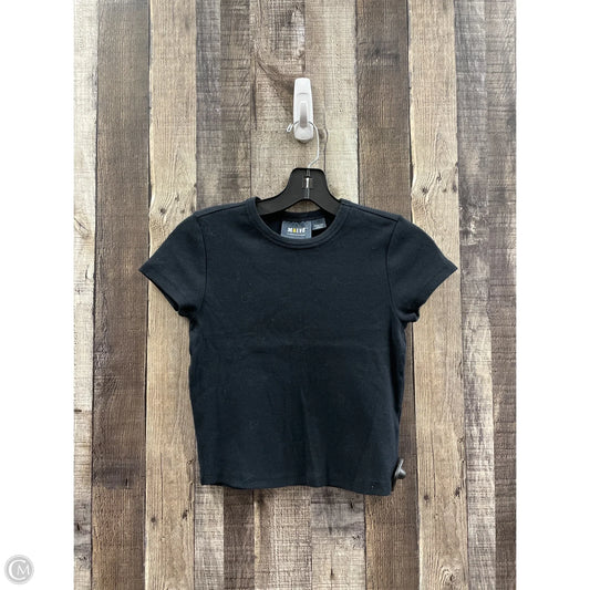 Top Short Sleeve Basic By Maeve In Black, Size: M