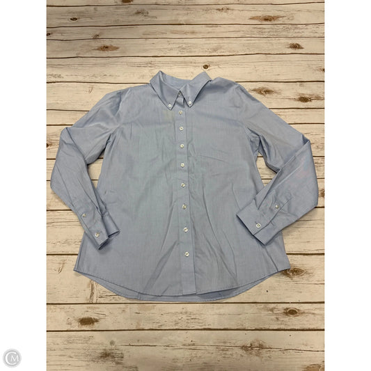 Top Long Sleeve By Lands End In Blue, Size: S