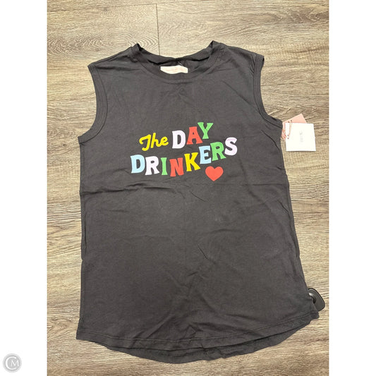 Top Short Sleeve By Cme In Grey, Size: S