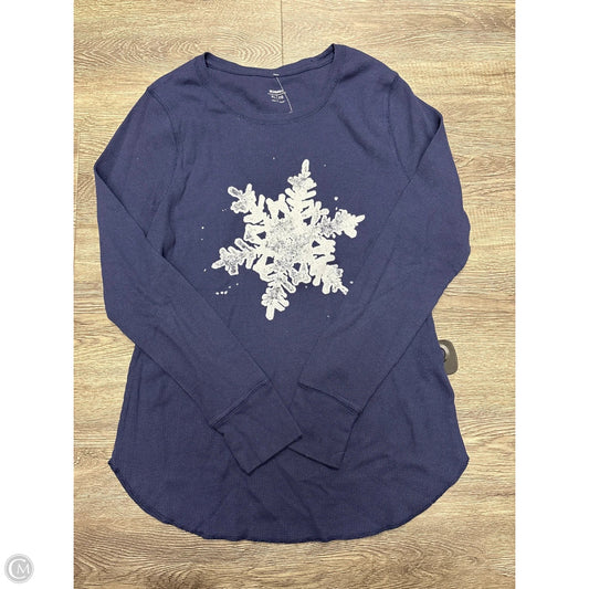 Top Long Sleeve By Old Navy In Blue, Size: Xl