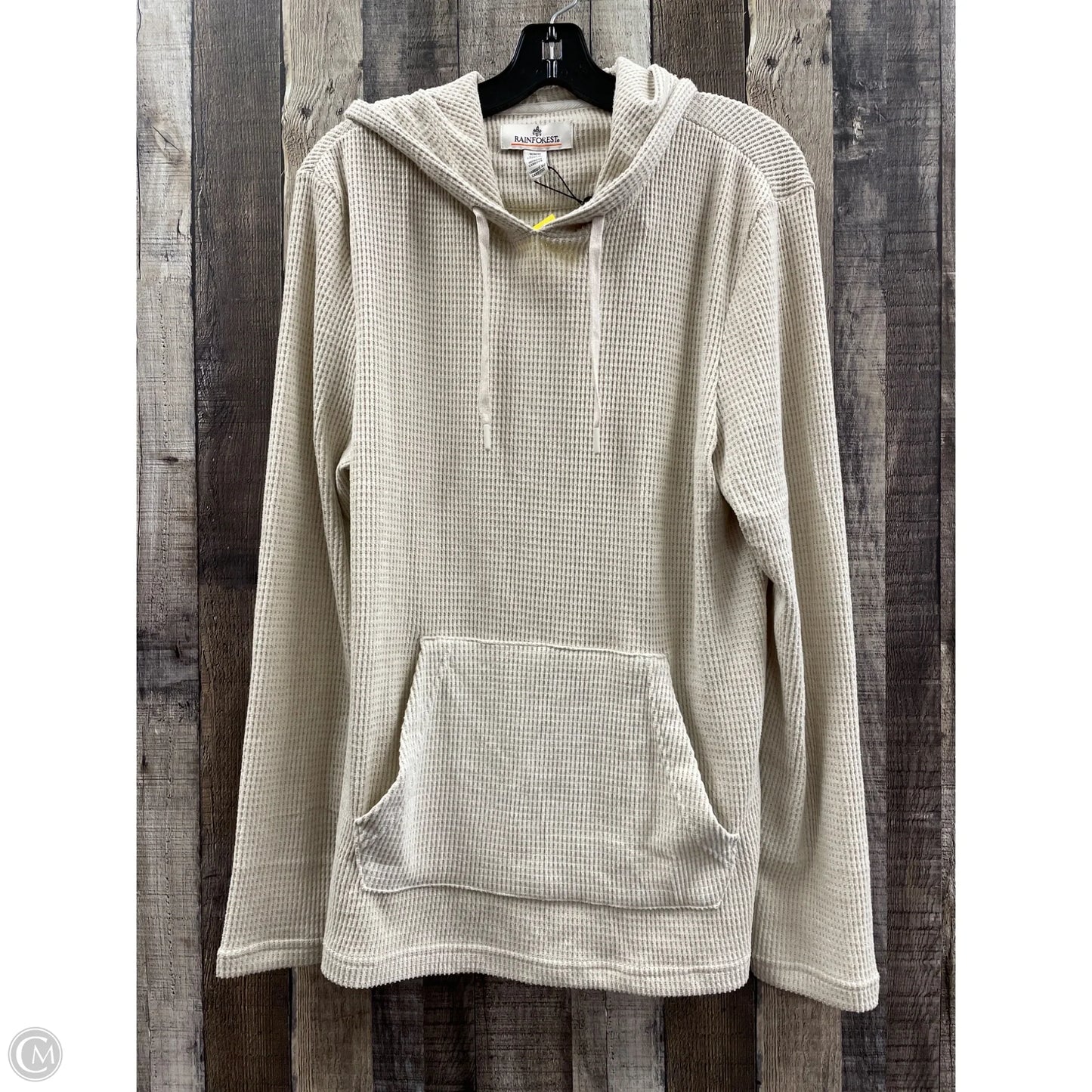 Top Long Sleeve By Cme In Brown, Size: M