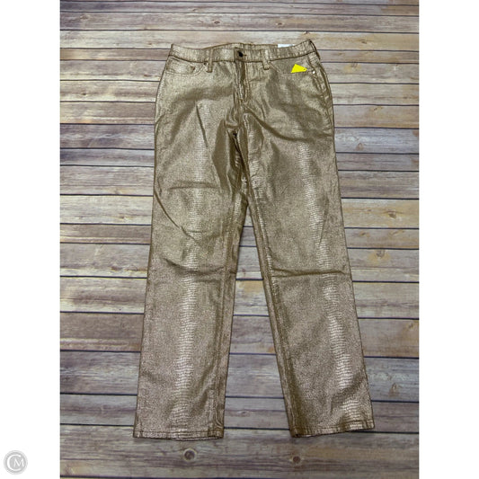 Pants Dress By Chicos In Gold, Size: 8