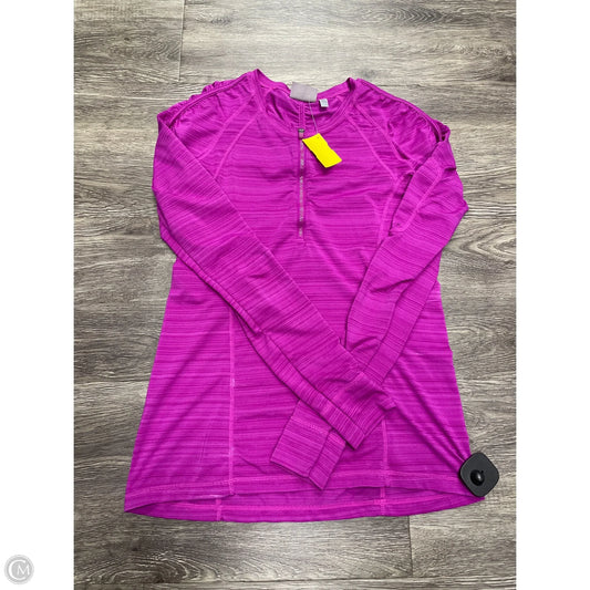 Athletic Top Long Sleeve Crewneck By Athleta In Pink, Size: S