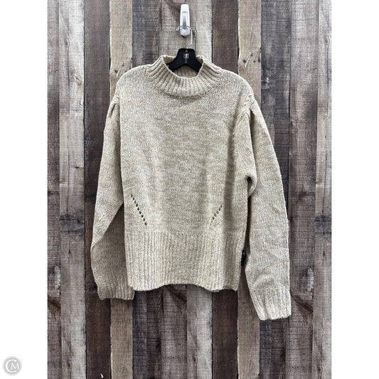 Sweater By Aqua In Beige, Size: 2x
