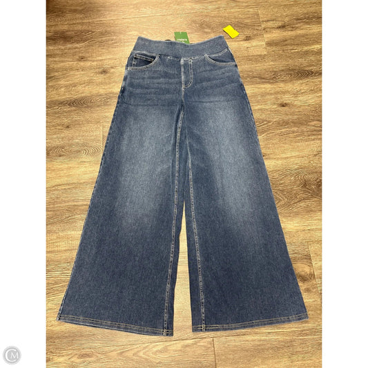 Jeans Wide Leg By Halara In Blue Denim, Size: S