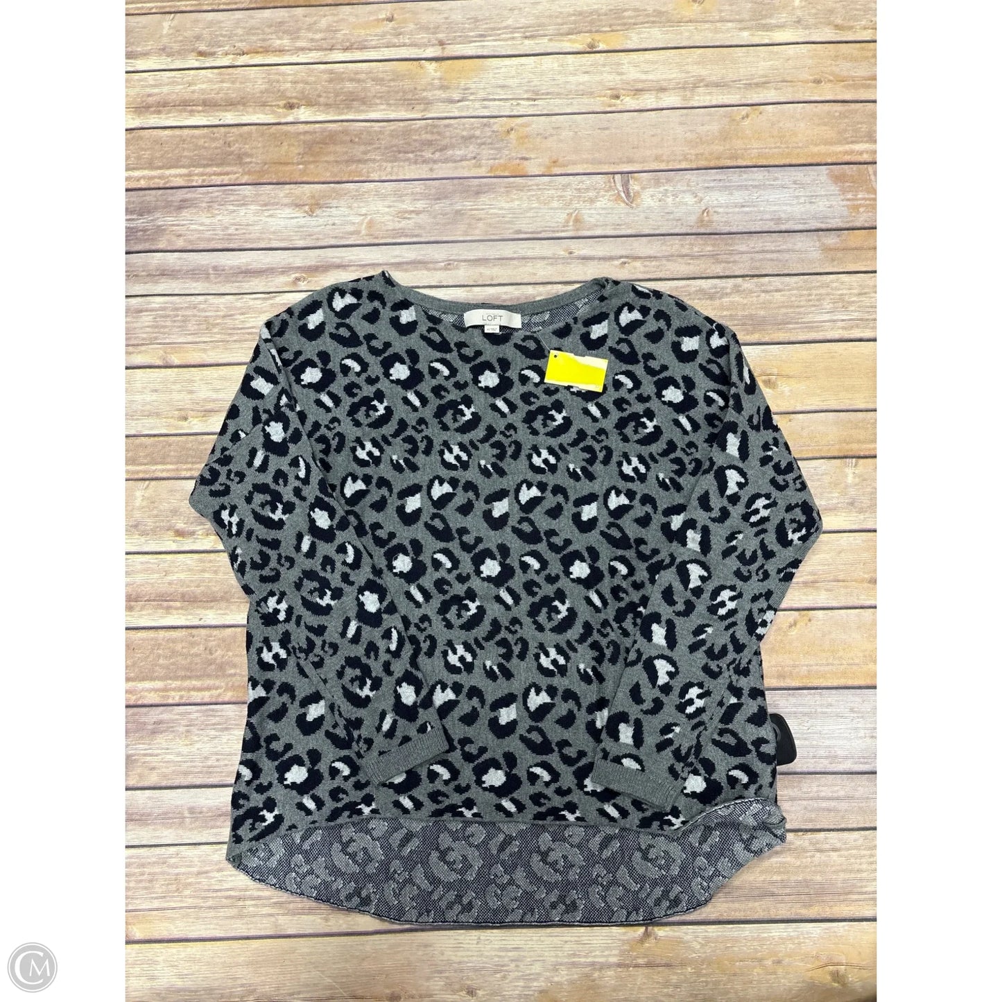 Sweater By Loft In Animal Print, Size: Xs