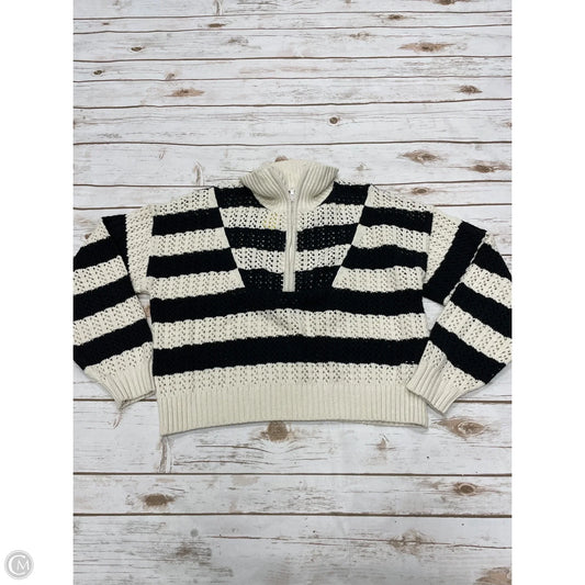 Sweater By A New Day In Black & Cream, Size: S