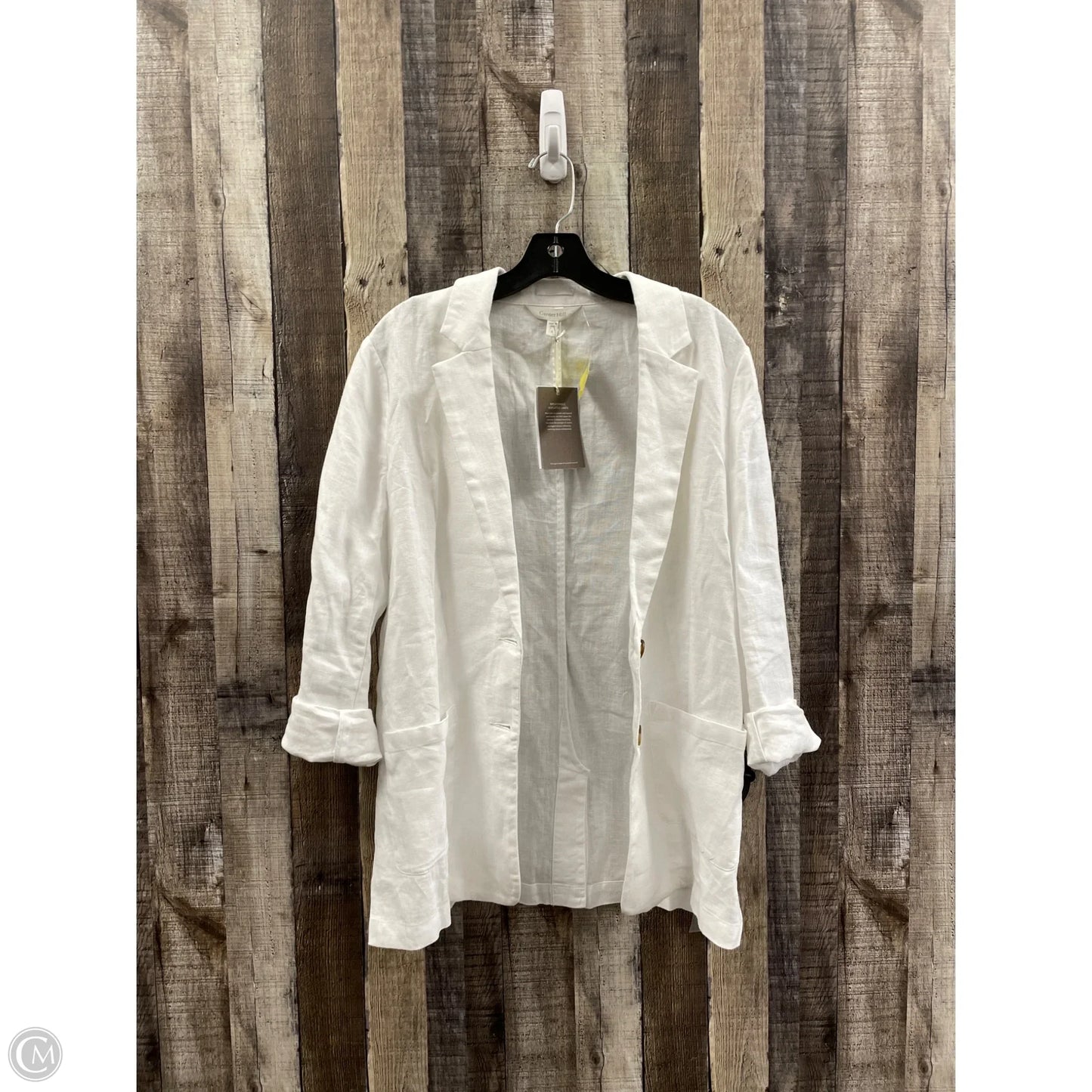 Blazer By Garnet Hill In White, Size: S