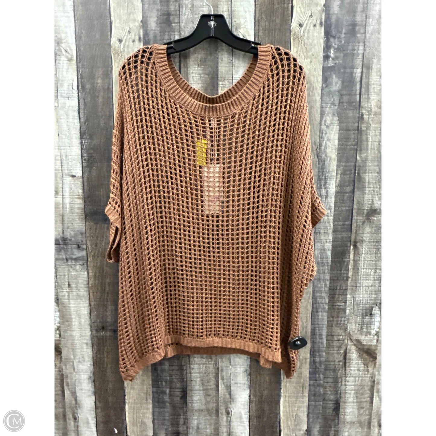 Sweater By Dokotoo In Brown, Size: 2x