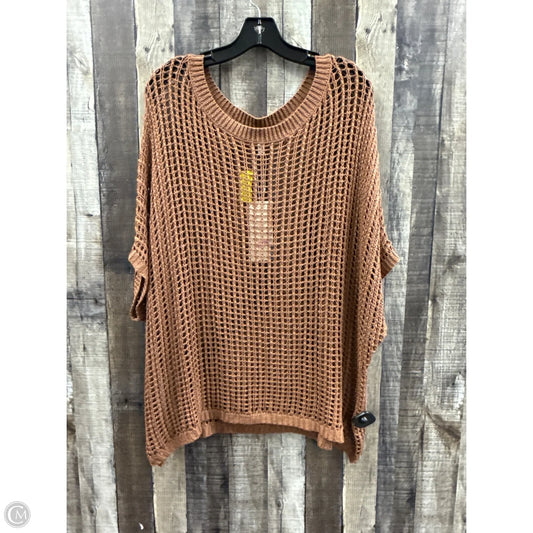 Sweater By Dokotoo In Brown, Size: 2x