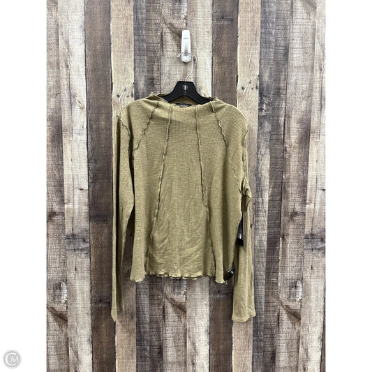 Top Long Sleeve By Final Touch In Green, Size: 3x