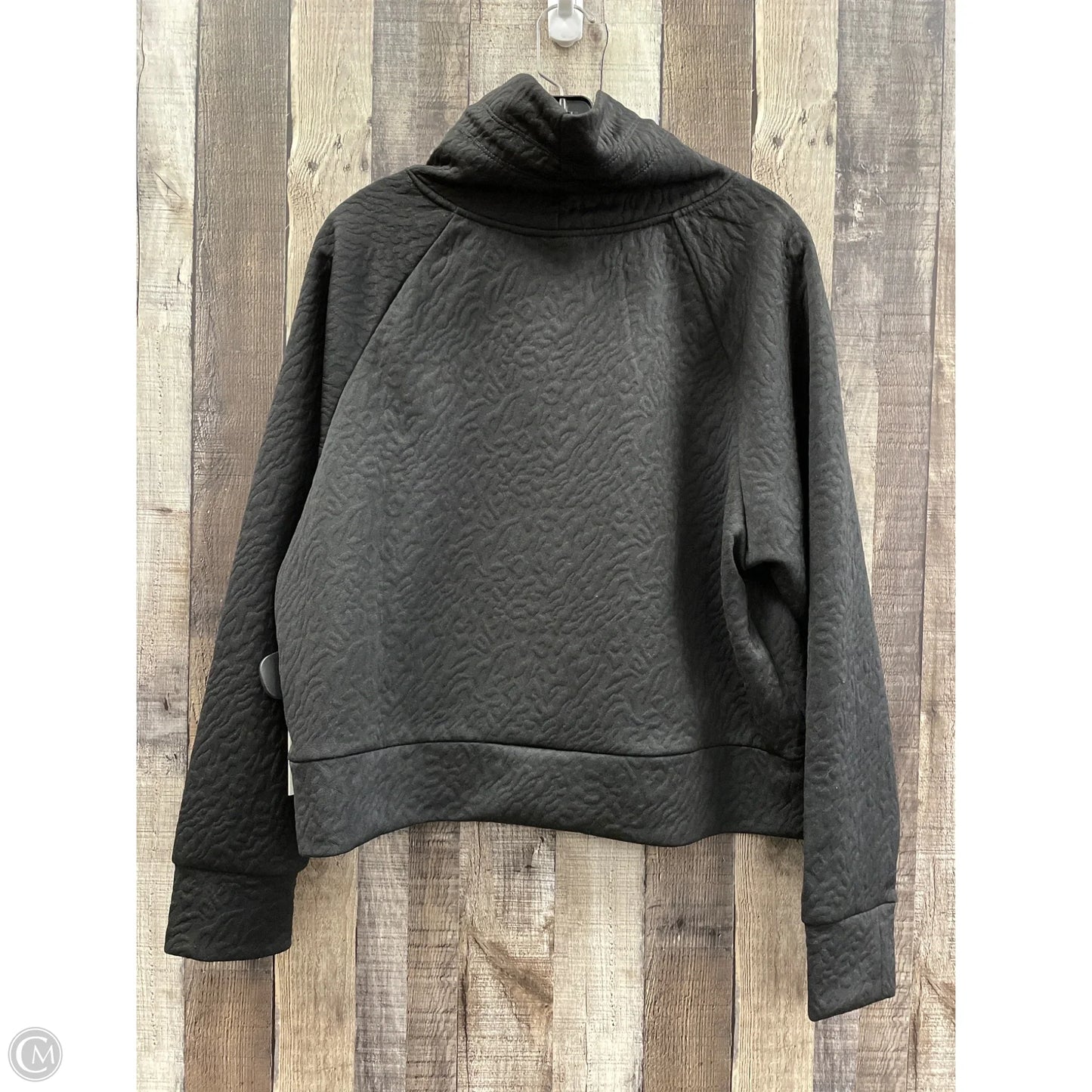 Athletic Sweatshirt Collar By Juicy Couture In Black, Size: L