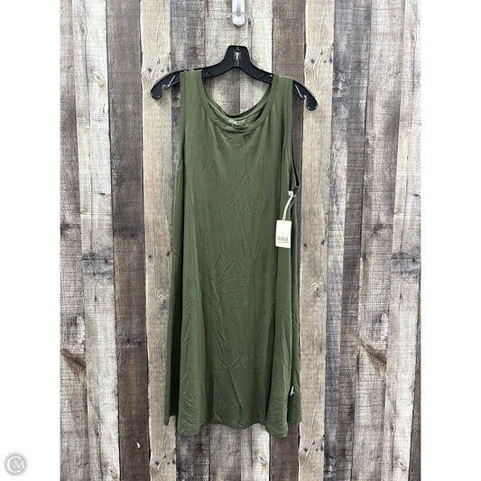 Dress Casual Midi By Ana In Green, Size: L