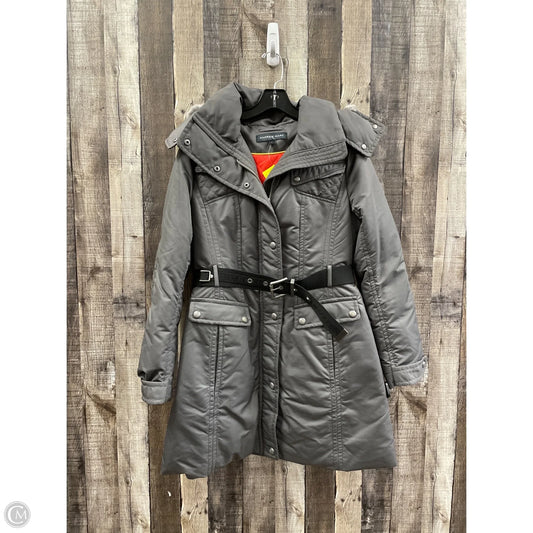 Coat Puffer & Quilted By Andrew Marc In Grey, Size: L