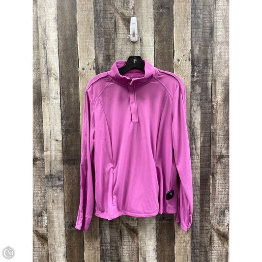 Athletic Jacket By Mondetta In Purple, Size: L
